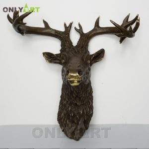Animal Head Wall Decoration Modern Sculpture Home Decor Deer Head Ornament Home Decor OAST-25
