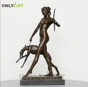 The Famous Diana Artemis Greyhound Statue Interior Decoration Bronze Statue OAST-22