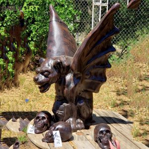 Cement Lawn Guardian Gargoyle Statues OAB-GS4
