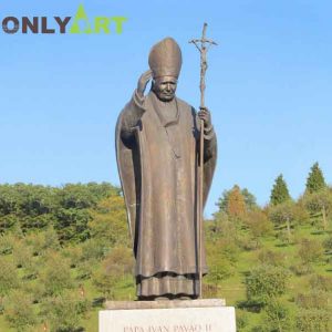 Custom Religion Saint Pope John Paul II Statue OAB-PJ1