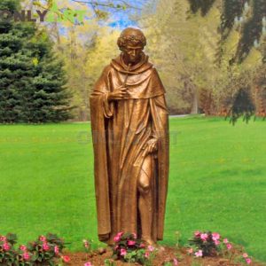 Garden Bronze St Peregrine Statue