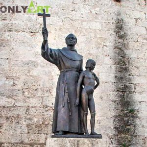 Priest And Child Statue Contemporary Catholic Church