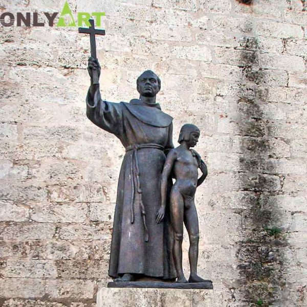 Priest And Child Statue Contemporary Catholic Church