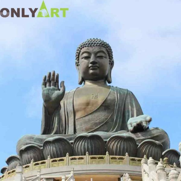 Large Bronze Tathagat Gautam Buddha Statue