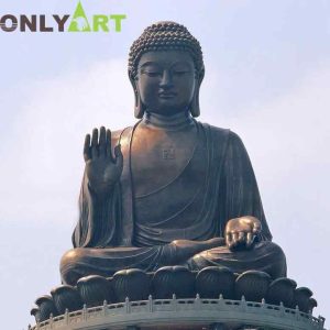 Large Bronze Tathagat Gautam Buddha Statue For Home