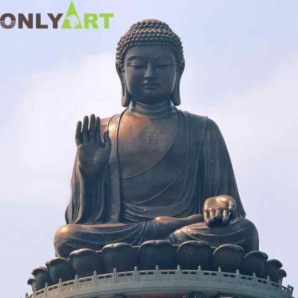 Large Bronze Tathagat Gautam Buddha Statue For Home