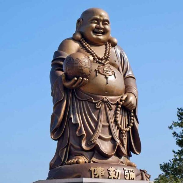 Maitreya Buddha Statue Religious Sculpture For Sale