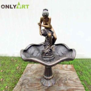 Modern Outdoor Square Garden Decoration Nude Woman Fountain