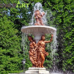 Unique Outdoor Metal Cast Bronze Large Fountain